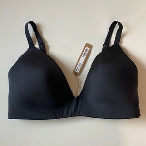 Skims Wireless Form T-Shirt Bra Lightly Lined Onyx 38DDD NWT